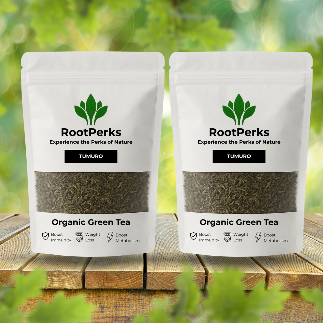 RootPerks™ Oragnic Green Tea 2 Bundles